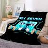 1Pc Funny Number Friends Blanket Soft And Comfortable Casual Warm Camping Travel Christmas Halloween Xmas Gift M928429