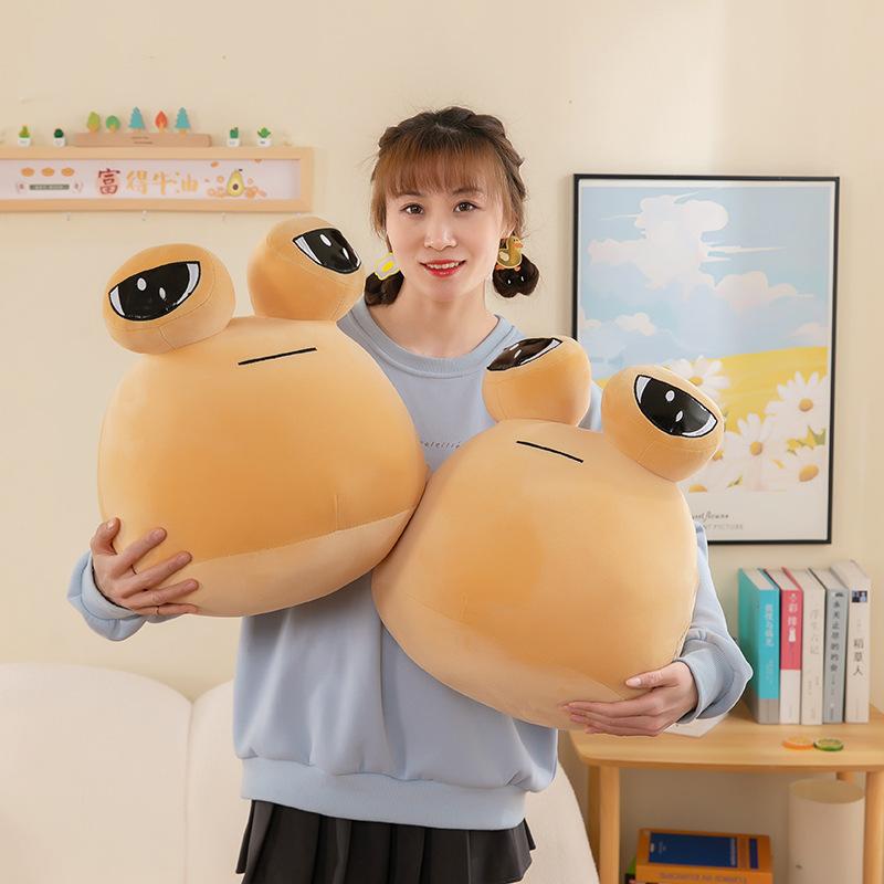 Новая кукла Pou Плюс Мой питомец Инопланетянин Большеглазая Плюшевая игрушка Милая Периферийная кукла Премиум Прочное качество Полезная Практичная