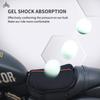 Motorcycle Seat Cushion with Sunshade Cover,Motorcycle Gel Seat Pad for Long Rides with 3D Honeycomb Shock-Absorbing Breathable