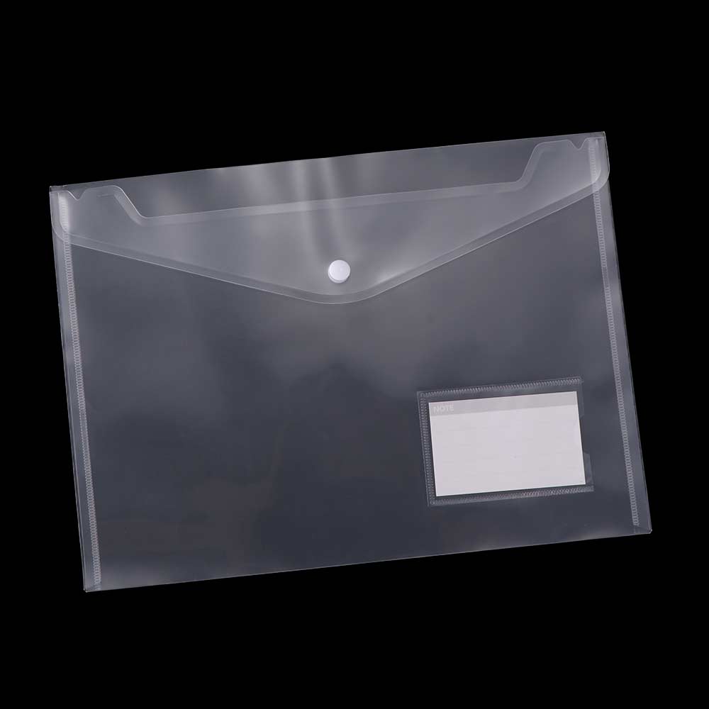Wallet Office Plastic Document Bags Paper Storage A5/A4 File Bag A5/A4 File holder Transparent