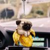 2D милый кот щенок автомобиль подвесной каменный котенок собака имитация модели креативный декор интерьера автомобиля животное акриловый кулон детская игрушка в подарок