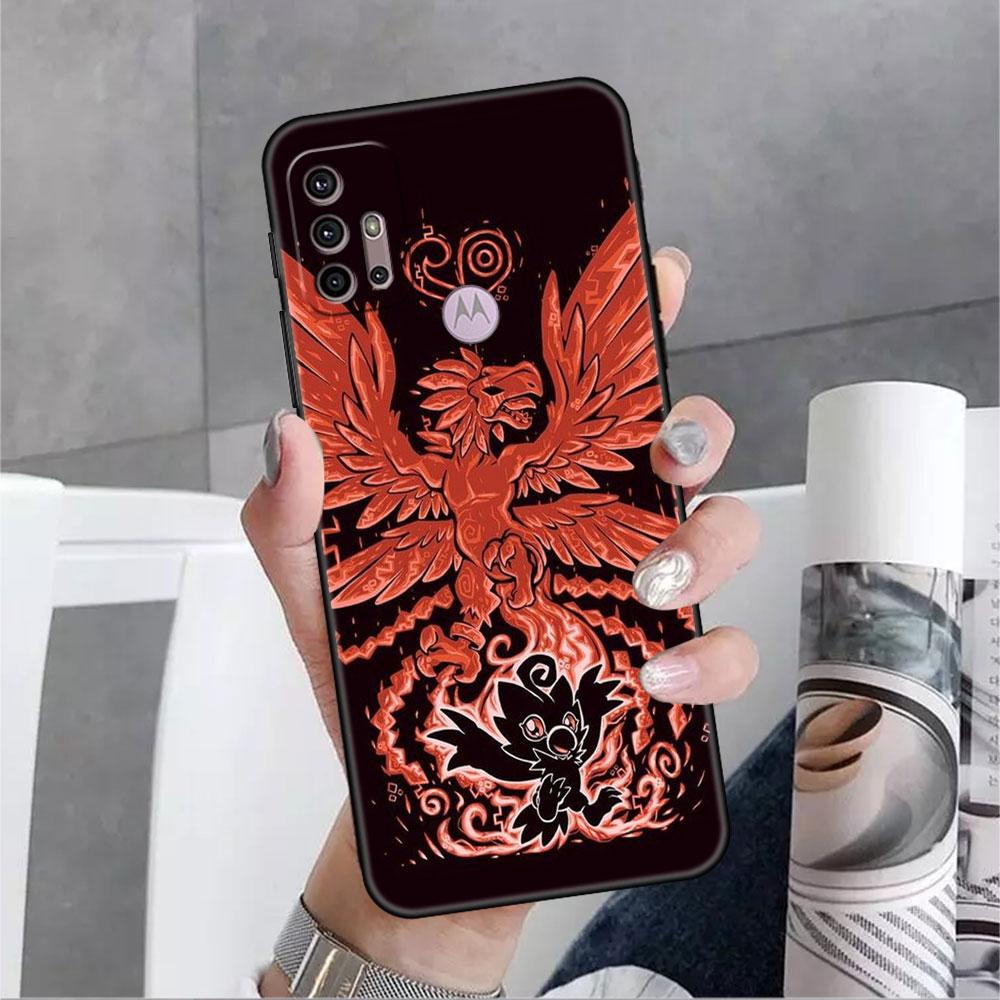 Крутой чехол с изображением покемона Пикачу для Motorola G30 G60 Edge 20 G9 G22 G8 Power G31 G500 G50 30 Pro, черный мягкий чехол для телефона