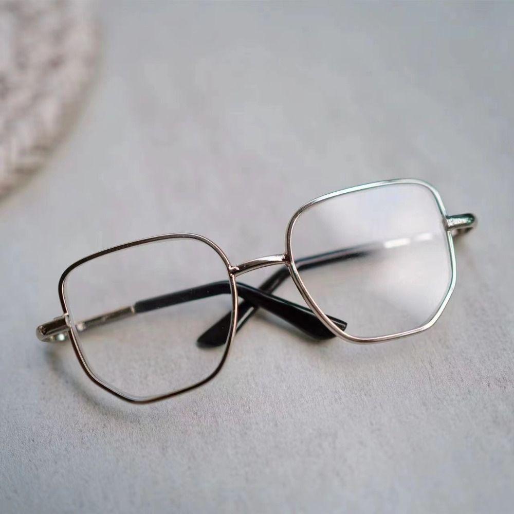 Милые очки для куклы Preppy Cotton Dolls, мягкие, 20 см, кукольные очки в золотой оправе, хлопковая мягкая кукла