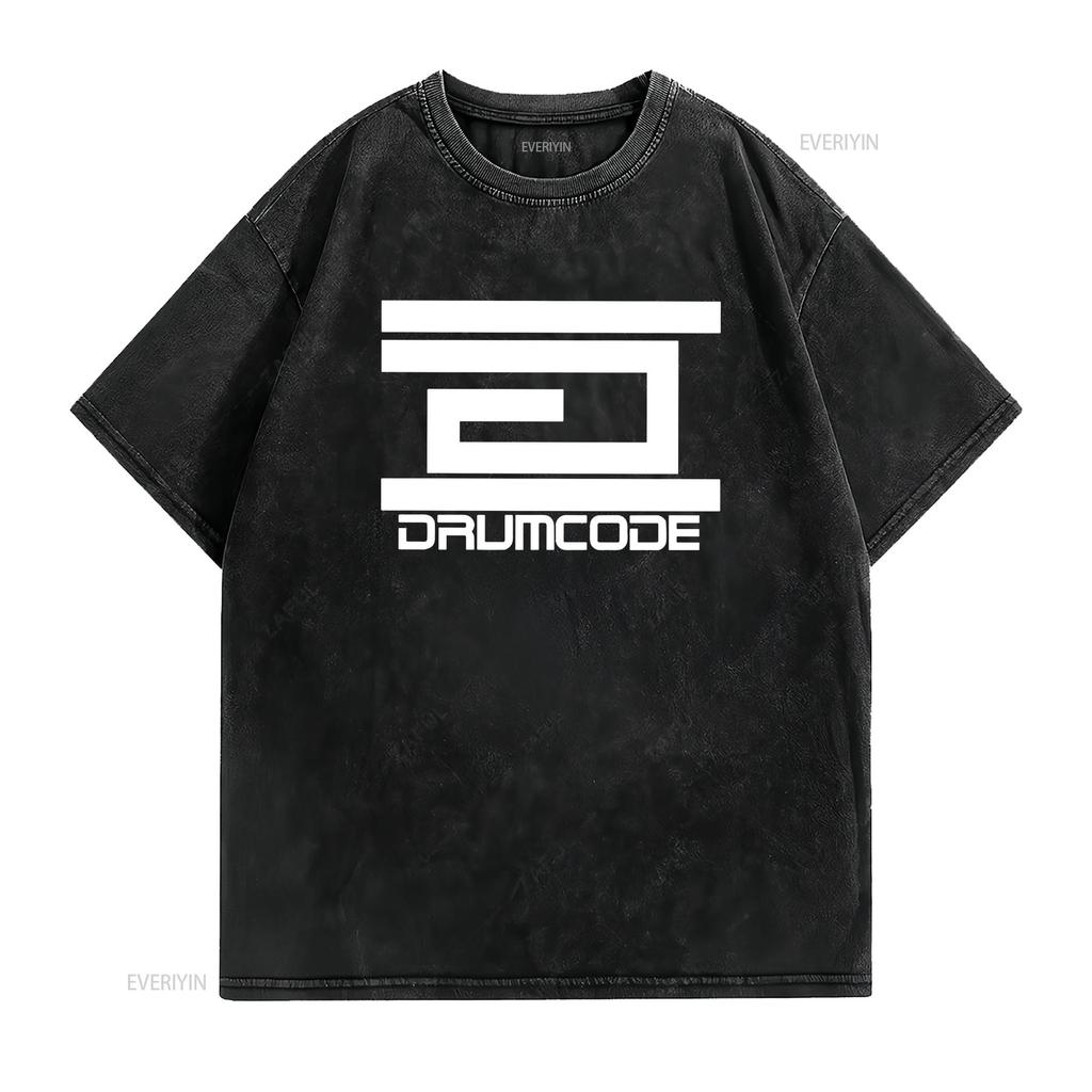 Футболка Drumcode Adam Beyer Техно Рейв Все Размеры S M L XL XXL Винтажная Стирка Дизайнерская Одежда Уличная Стиль Универсальная Мужская