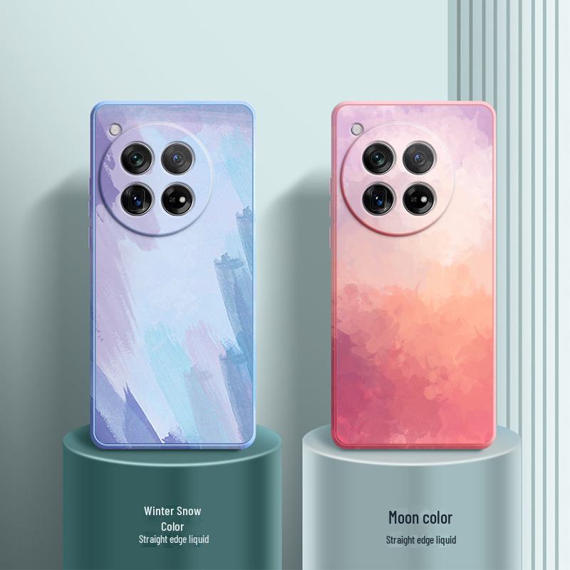 Силиконовый чехол для OnePlus 12 - Мягкая жидкая накладка для OnePlus 11, Ace2Pro, 10Pro, 9RT, 8T, 7Pro