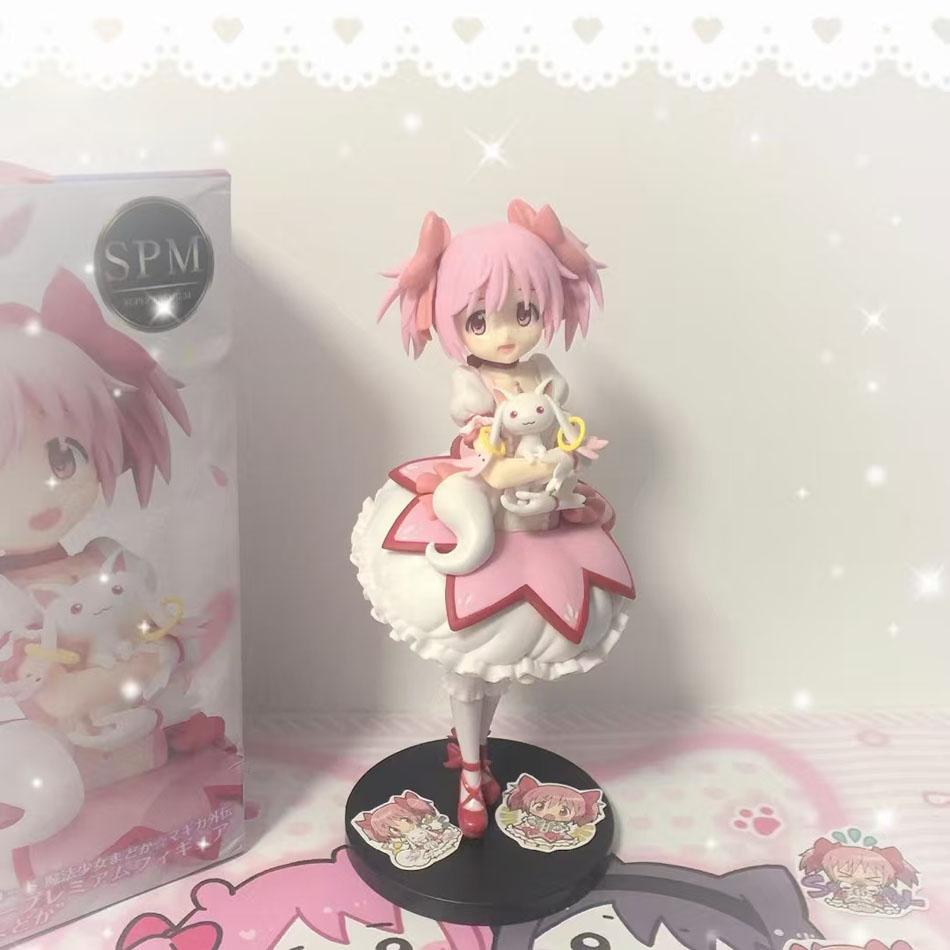 Аниме Магикано 18см Puella Magi Madoka Magica Мадока Канаме Волшебная Девочка Модель ПВХ Сочлененная Фигурка Милый Подарок на День Рождения