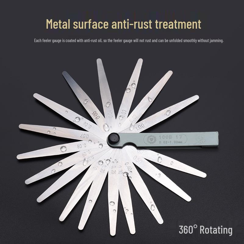 Jinghua Triset Высокоточный щуп 0.02-1.0мм Набор для измерения зазора клапанов