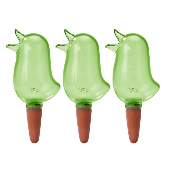 1/2/3/4Pcs Self-Watering Plant Bulbs Bird Design Slow Release Indoor Plant Automatic Watering System Plant Waterer Plant Watering Tool