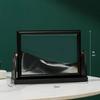 Creative Moving Sand Art Painting Square Glass 3D Deep Sea Sandscape Quicksand Hourglass Rotatable Flowing Sand Home Decor Gifts