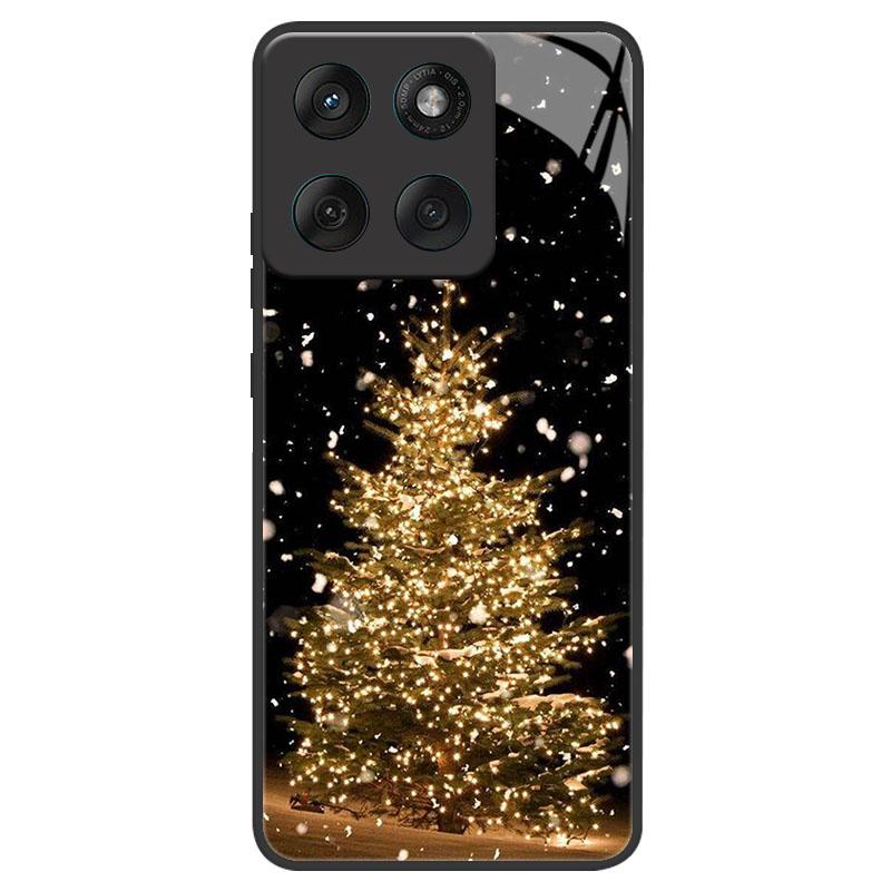 Рождественский чехол для телефона Motorola Moto Edge 60 60s 50 Pro Fusion Edge50 X50 Ultra Neo G05 G15 E15 Защитная крышка из закаленного стекла