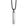 Branded Bar Necklace for Stick Gift Men, Simple, Tungsten, Cuboid, Pendant, Y-Shape, Hypoallergenic, Accessory, Anniversary, Christmas,