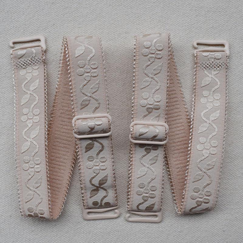 Эластичный нижнее белье ярких цветов, кружевной эластичный ремень для бюстгальтера шириной 1,5 см, мягкий и удобный женский ремень для бюстгальтера