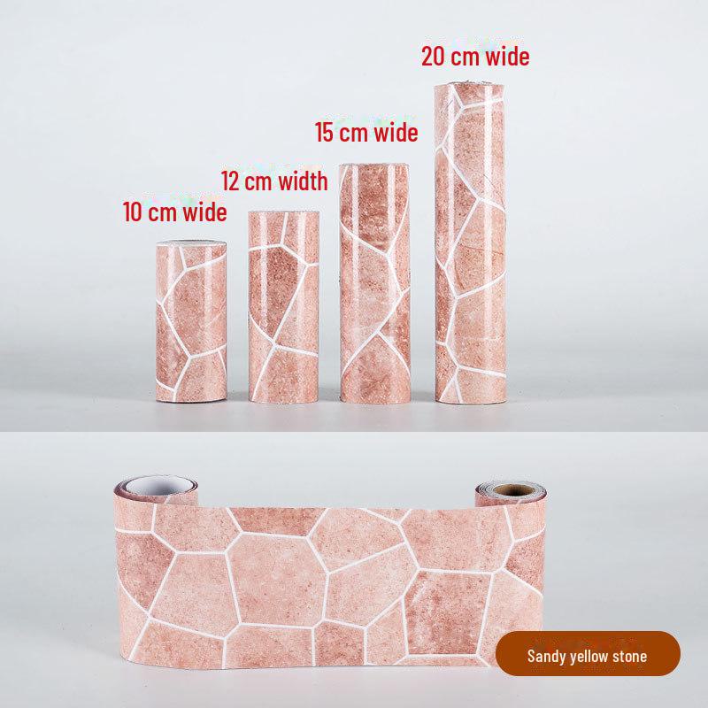 Водонепроницаемые самоклеящиеся наклейки на плинтусы - декоративный волновод для стен, дверей, окон, подоконников и плитки.