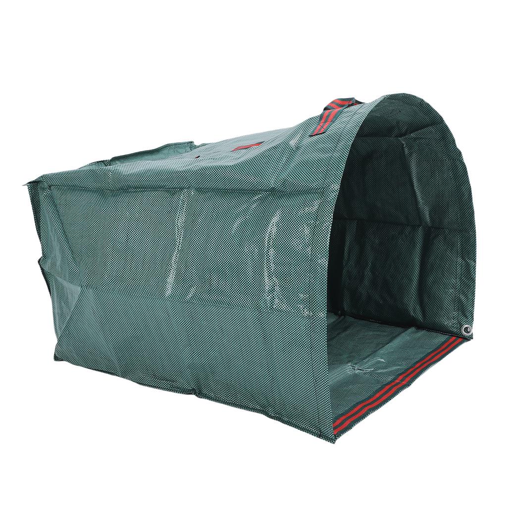 Yard Waste Bag 200L Large Capacity Semicircle Shape Dustpan Type Rain Proof Multifunctional Leaf Collector Bag with