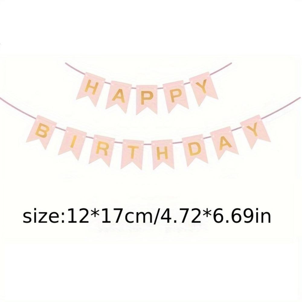 С Днем Рождения Флаг Венок Флаг Украшения для вечеринки своими руками Товары для мальчиков и девочек Декоративные подарки.