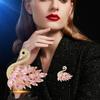 Luxury Atmosphere Cute Swan Brooch Temperament Women'S Animal Corsage Coat Suit Accessories