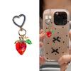Смола Клубника Маргаритка Брелок Легкий Прочный Водонепроницаемый Аксессуар Для Ежедневного Использования