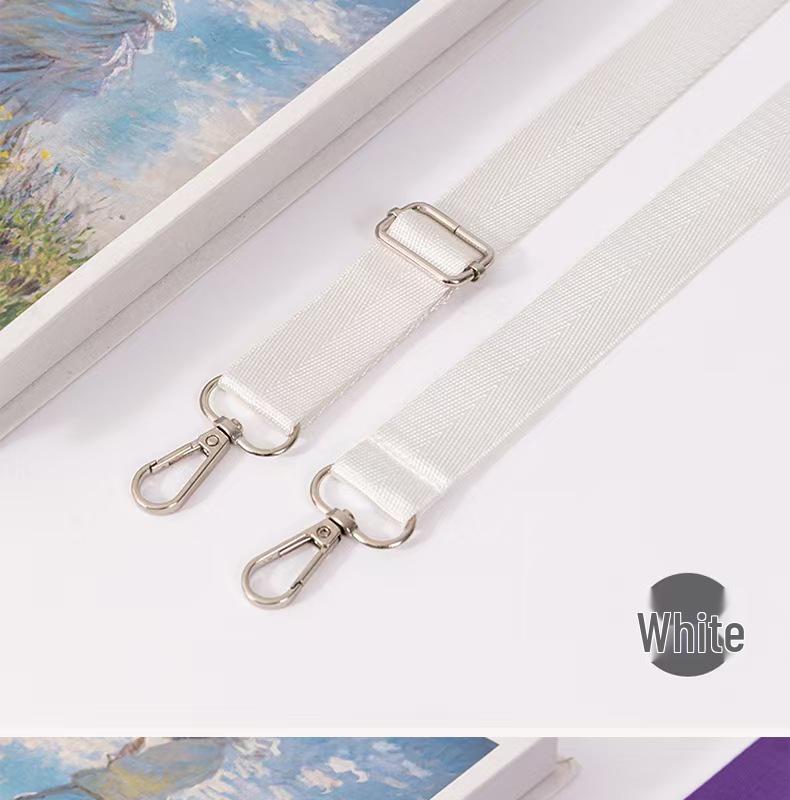 Новый регулируемый нейлоновый плечевой ремень кроссбоди - Однотонный, расширенный и утолщенный дизайн