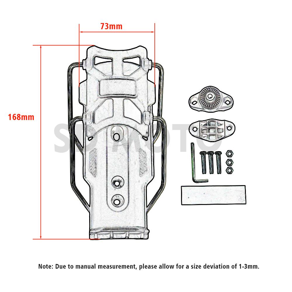 GS Adjustable Handlebar Cup Cage FOR BMW R1200GS R1250GS R 1200 GS LC F800GS F850GS ADV R1300GS Motorcycle Water Bottle Holder