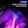 QPM1 7 Colors Car LED Ambient Light USB Free Installation Interior Decorative Light For Buick Excelle XT Verano Regal Encore GL8 GL6