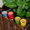 4 Pcs Terracotta Self Watering Spikes Planter Insert Automatic Watering Stakes Drip Irrigation Tool for Home Gardeners Houseplants