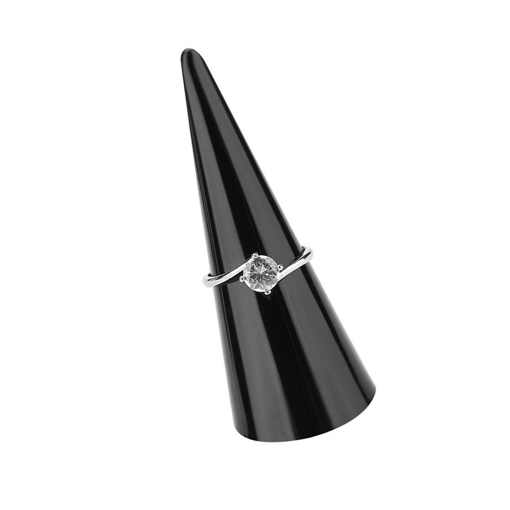 5 шт., держатель для колец на один палец, витрина, подставка, органайзер для колец для ювелирных изделий (черный)