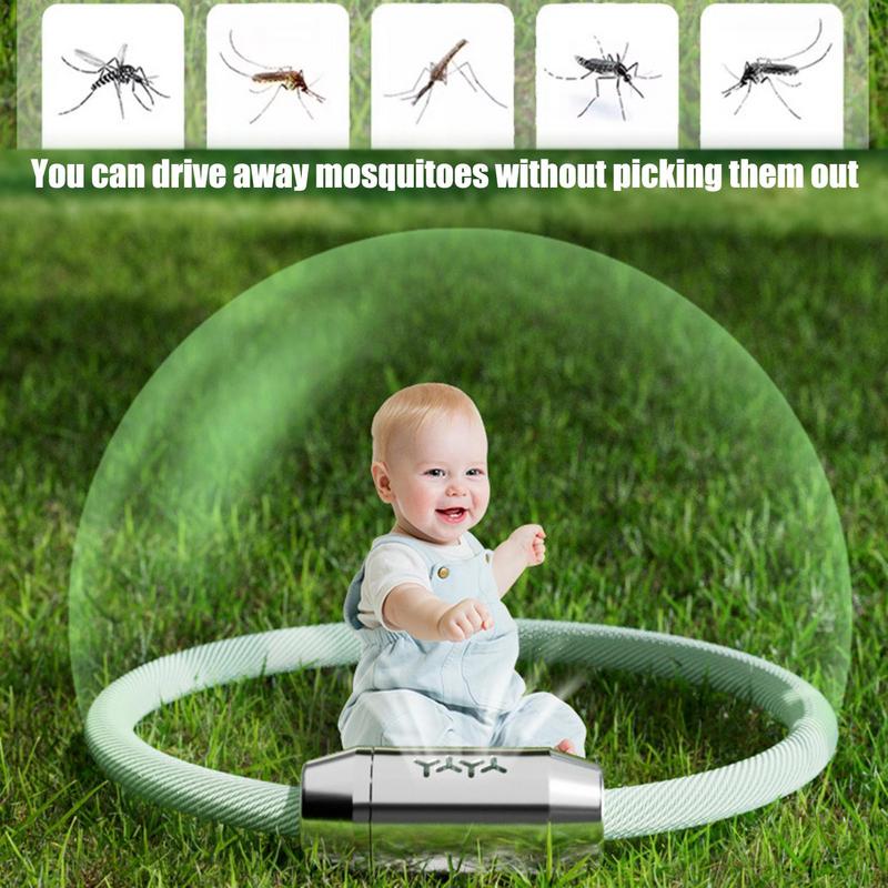 Fly Repeller Wristband Natural Repeller Bracelet & Fly Wrist Bangle Outdoor Anti Fly Bangle For Patio Outdoor Fly Repeller For