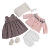 BlissfulPixie Handmade Waldorf Doll Clothes 30cm Clothes Set Lovely Box Girls Christmas Birthday Gift Malvina Clothes Accessories -
