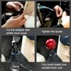 Universal Aluminum Alloy Car Auto Gear Manual Shift Knob Adapter Black for Non Threaded Shifters M12x1.25 M10x1.5