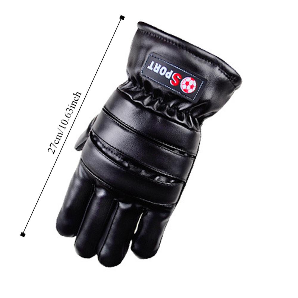 Keep Warm Winter Leather Gloves Driving Sport Mittens Rider Equipment Gloves Autumn
