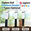 Умный Zigbee Датчик Влажности Почвы, Освещенности, Температуры, Влажности, Тестер Влажности Почвы, Для Tuya Home Assistant Z2MQTT