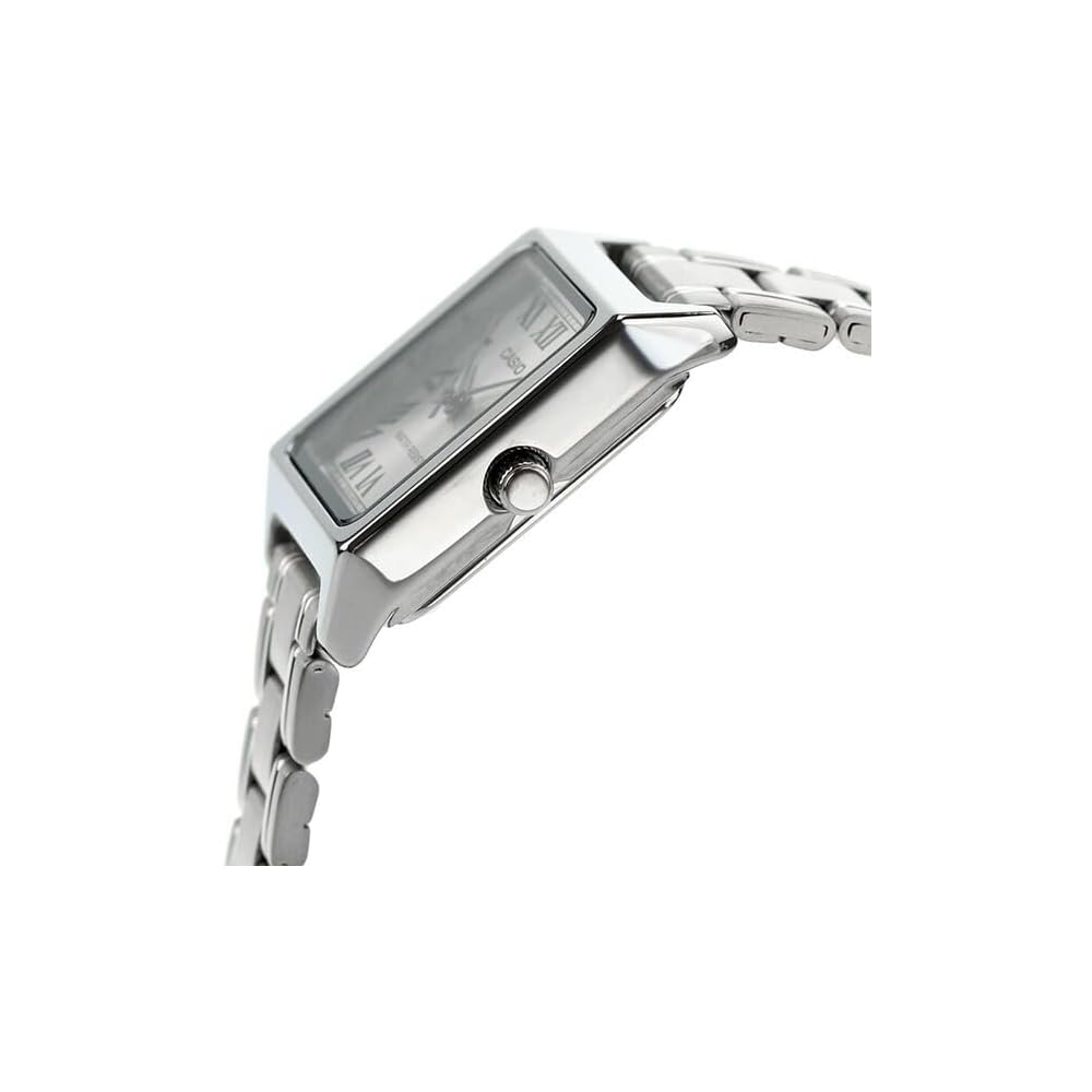 Casio Standard Chupakashi Кварцевые Женские Часы LTP-V007D-7B Серебристая Нержавеющая Сталь Водонепроницаемые