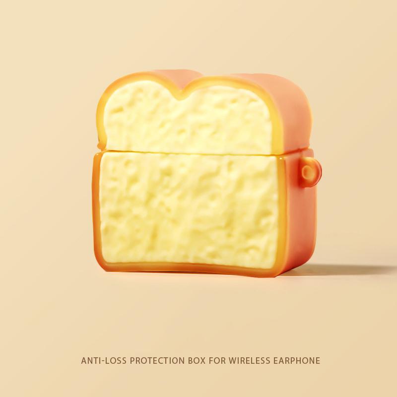 Чехол для наушников Cute Bear Hamburger для AirPods 4 Cover 2024, чехол для беспроводных наушников из силикона для AirPods Pro 2, зарядное устройство