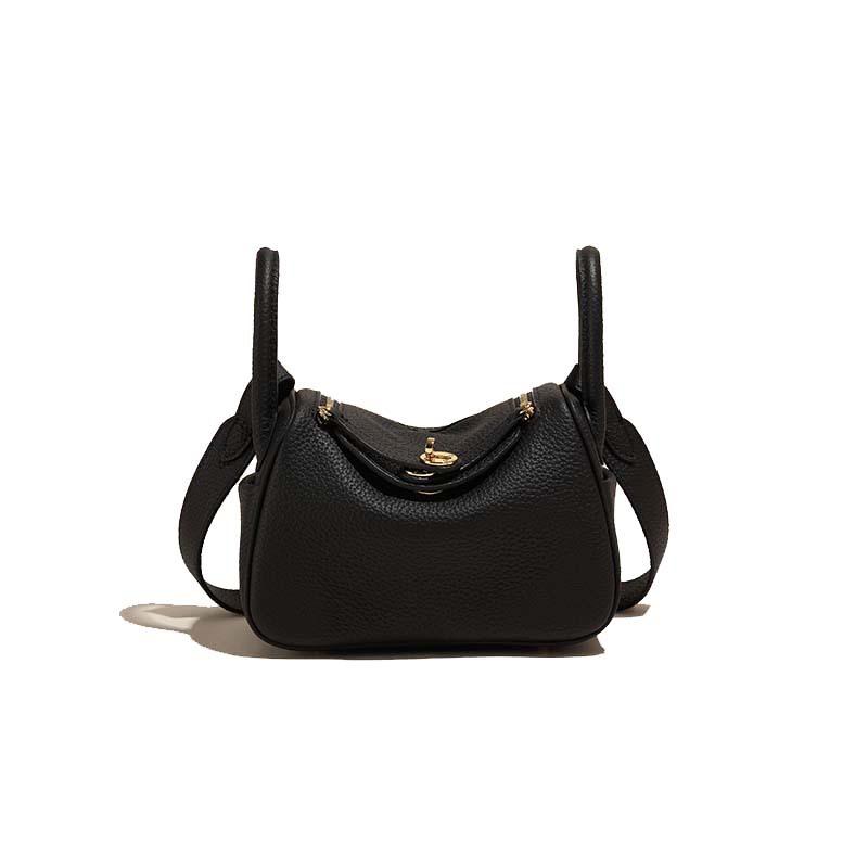 2025 Новая Женская Сумка из Натуральной Кожи Кожа Головного Слоя Сумка Lindy Маленькая Lindy Модная Универсальная Ручная Одноплечевая Сумка Кроссбоди