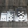 100pcs New Party Supplies Gift Packages Panda Plastic Cookie Pocket Self-Adhesive Candy Bag
