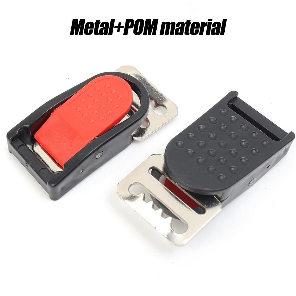 2pcs/set Motorcycle Helmet Buckle Adjustable Plastic Clip Electric Scooter Helmet Fixing Buckles Helmets Accessories