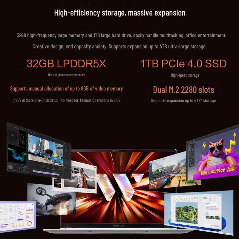 ASUS Vivobook Pro 14 AI Laptop (CN version)