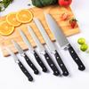 6Pcs Stainless Steel Chef Knives Set Kitchen Knife Set Butcher Boning Knife Vegetable Fruit Knives