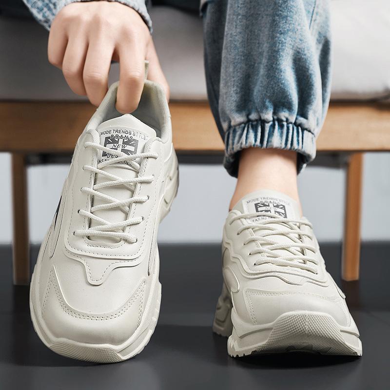 Мужские повседневные спортивные туфли на толстой подошве, летние новые, с мягкой подошвой, нескользящие, для бега на открытом воздухе, модные студенческие кроссовки, обувь для ходьбы