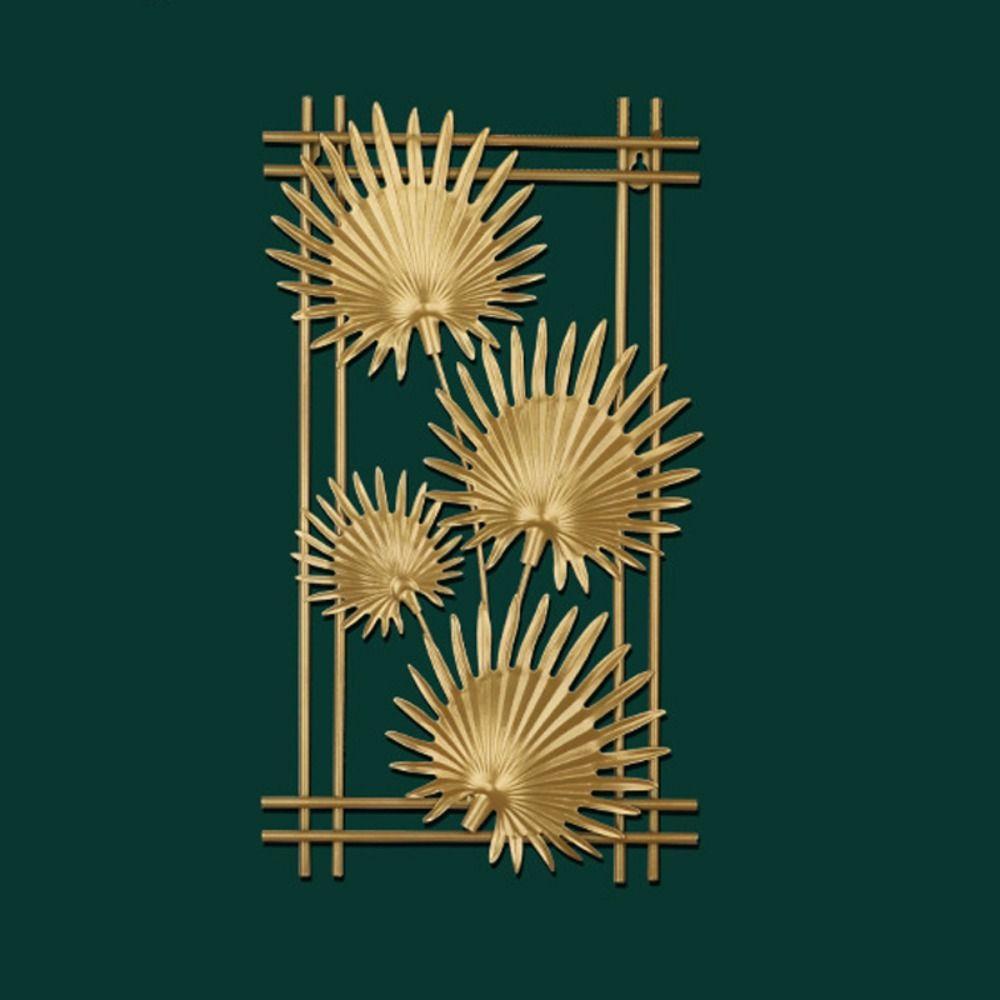 Растения Листья Фон Настенное украшение Прямоугольные Настенные подвесные украшения для офиса