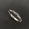 Niche Design Keke Iris Open Ring Female Niche Design Exquisite High-end Cold Wind Retro Ring