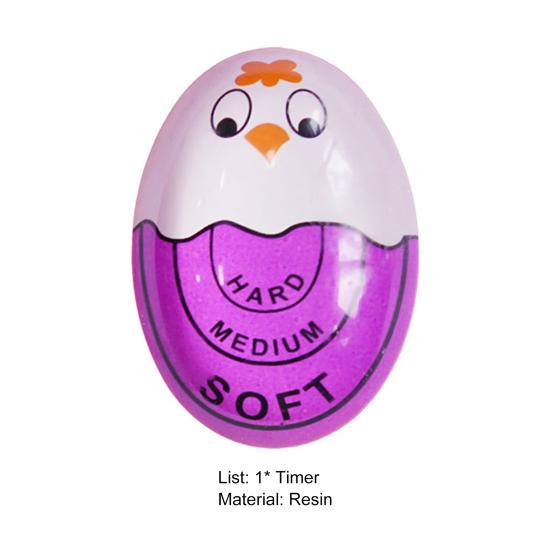 Креативный мультяшный кухонный таймер, термочувствительный напоминатель, меняющий цвет, таймер для варки яиц всмятку, вкрутую, для столовой