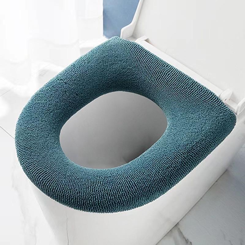 Thicken Toilet Seat Cushion Breathable Non-slip Detachable Anti-deformed Lid Pad Cover Winter Warm Soft Washable Closestool Mat Bathroom Accessories