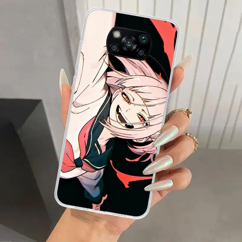 Himiko Toga Waifu Аниме MHA Чехол для телефона для Xiaomi Poco X5 X6 X7 Pro F7 Ultra M7 Redmi 15 15C 13 13C 12 12C 10 10A 10C 9 9A 9C 9T