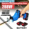 288VF Электрическая аккумуляторная сабельная пила Цепная пила Регулируемая скорость Пила для резки дерева металла ПВХ труб Мощный инструмент с лезвиями 325x110мм