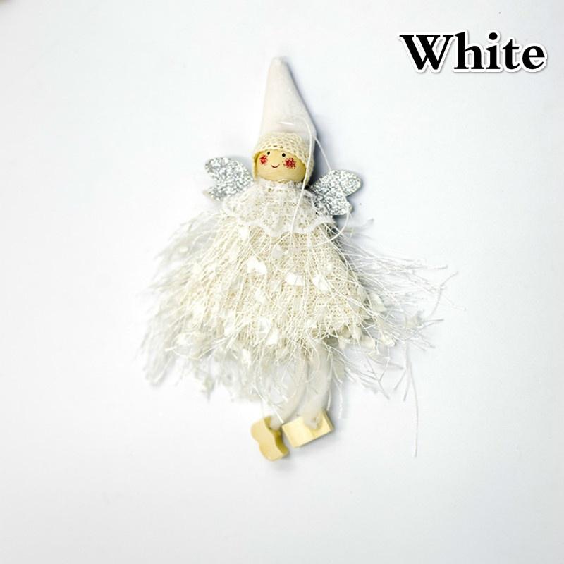 Рождественское украшение Шерстяной ангел Кукла Подвеска Креативное украшение для рождественской елки KTY