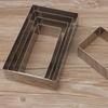 Нержавеющая Сталь Печенье Сэндвич Фрукты Резак DIY Помадка Кондитерские Изделия Украшение Инструменты для Выпечки Квадратный Металлический Вырезатель для Печенья