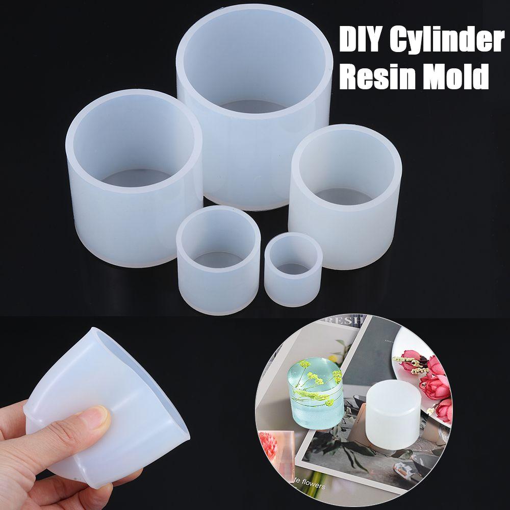 Форма для свечей Формы для изготовления ювелирных изделий Форма ручной работы из хрустальной смолы Форма силиконовая цилиндрическая для литья