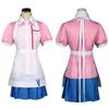 SCIONE Mikan Tsumiki Cosplay Anime Danganronpa Dangan Ronpa 2 Cosplay Costume Women Outfit Sets Dress