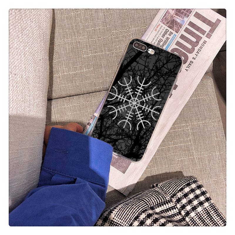 Чехол для телефона Viking Vegvisir Odin Nordic для iPhone 11 12 13 mini pro XS MAX 8 7 6 6S Plus X 5S SE 2020 XR